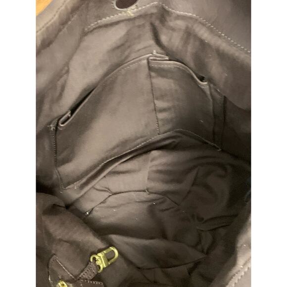 Kenneth Cole Dark Brown Leather Slouchy Hobo Circle Shoulder Bag - Picture 8 of 11